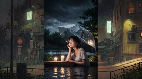 Chill lofi Rain-Sleep Surprise Remix. When Your brain Just won't shutup.