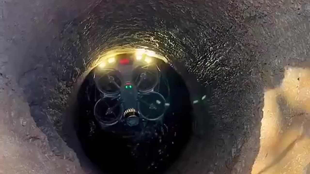 THIS DRONE INSPECTS DRAINAGE & SEWER TUNNELS