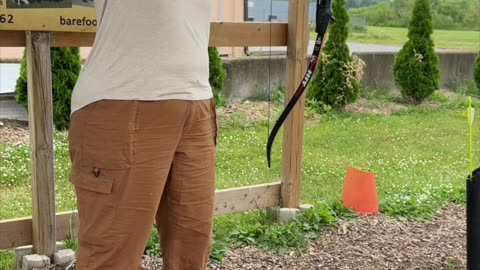 🏹 Slow Motion Archery | Bullseye Precision at Barefoot Bushcraft 🎯🌿
