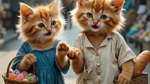 Hardworking Kittens on a Mission! 🏗️🐱 | Cute & Funny Cat Animation