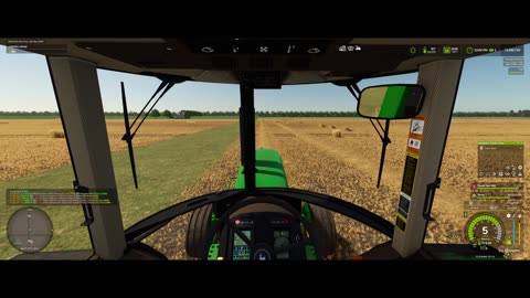 Prairie Farm FS25 Timlapse #1 From Cutting Wheat to Baling Straw