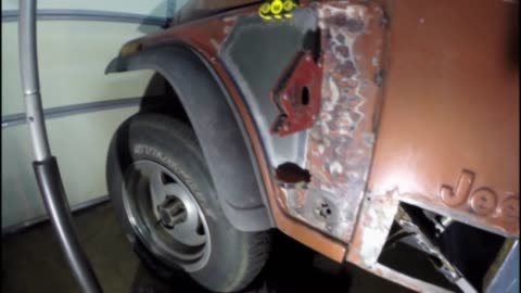 Jeep CJ5 - Rusty body repair part 2