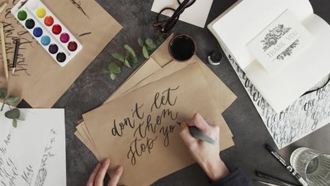 Caligraphy Cottonbro