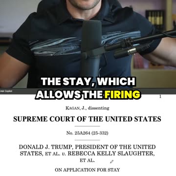 Supreme Court BACKS Trump Firing FTC Official