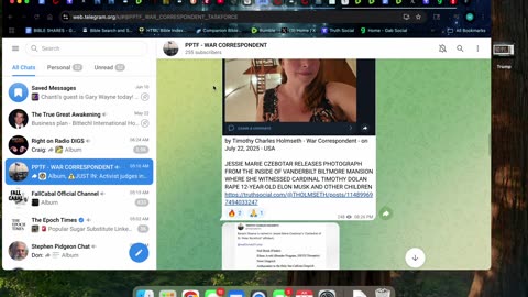 7/23/25 TCH News: Current events showing Mystery Babylon is being made naked