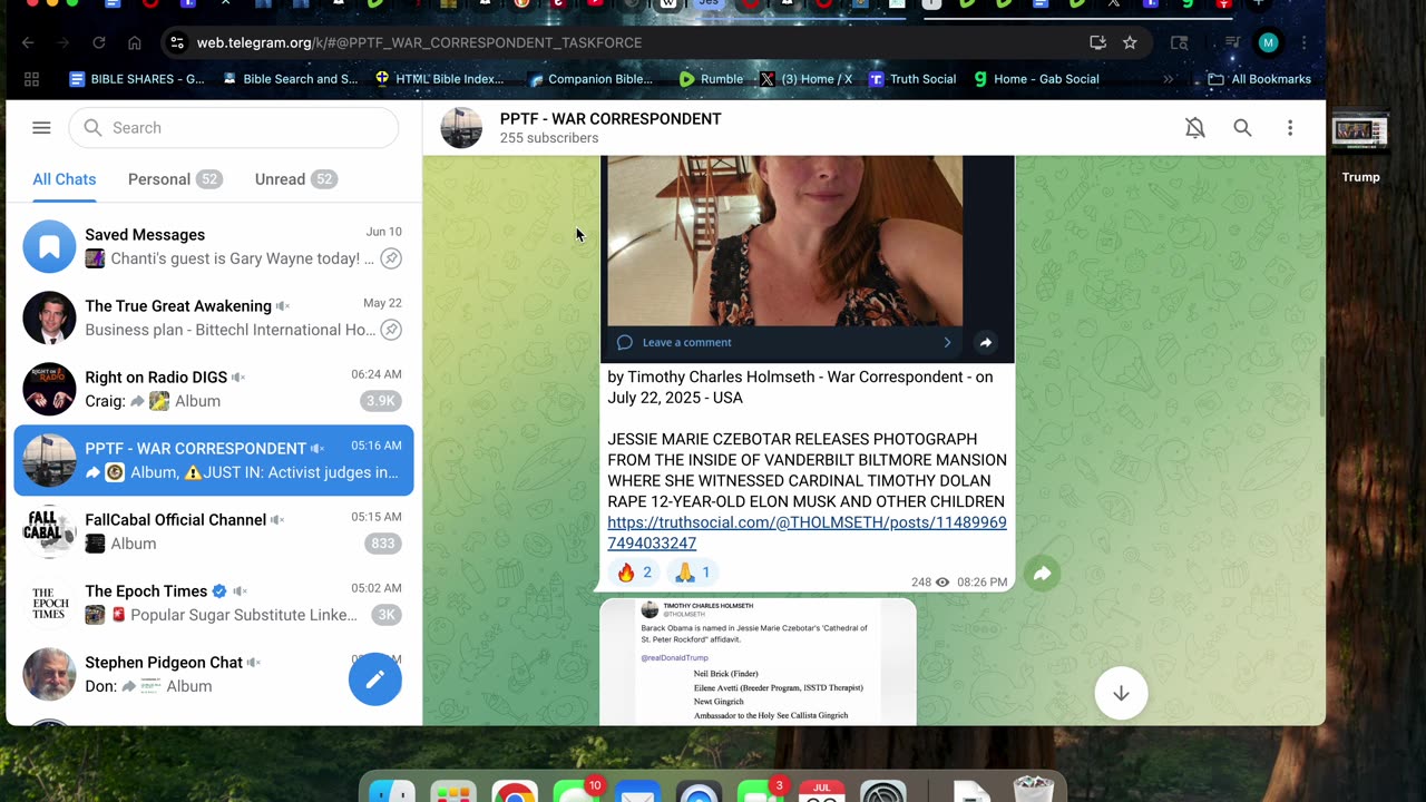 7/23/25 TCH News: Current events showing Mystery Babylon is being made naked