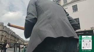 Jazz Nano Street Edition: Busking in Bath, England: 2025 Tour in UK