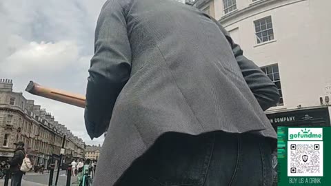 Jazz Nano Street Edition: Busking in Bath, England: 2025 Tour in UK