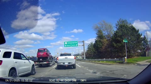 Roundtrip Drive From Levagood Neighborhood; To Jet's Pizza, Ford Rd, Dearborn, Michigan, 4/21/25