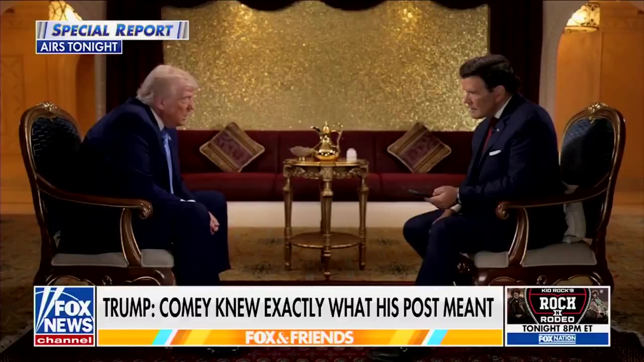 POTUS on former FBI Director James Comey's "86 47" threat: