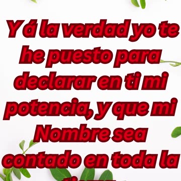 "Para Mostrar Mi Poder" exodo 9:16 #shorts #youtube #ytshorts #jesus #views #shortvideo #love #yt