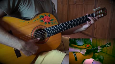 『Zero』(Ace Combat Zero) meet flamenco gipsy guitarist【VIDEO GAME OST FINGERSTYLE GUITAR COVER NAMCO】