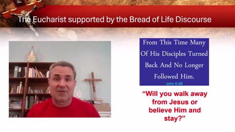 The Eucharist supported by the Bread of Life Discourse in John 6