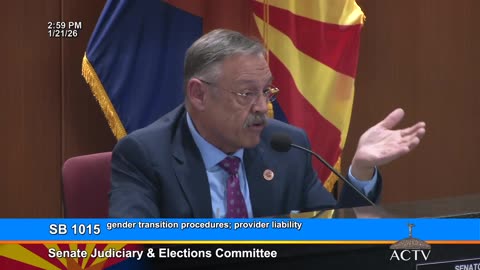 Sen. Mark Finchem: Protecting Children From Irreversible Transition Harm (SB 1015)