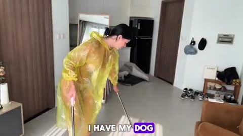 [4K] Raincoat Cleaning Try-On Haul-part3