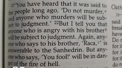 Matthew 5:21-22