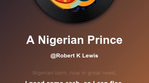 A Nigerian Prince