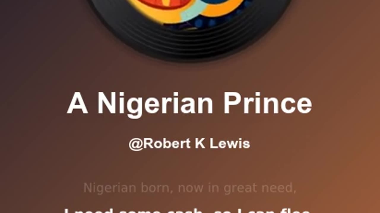 A Nigerian Prince