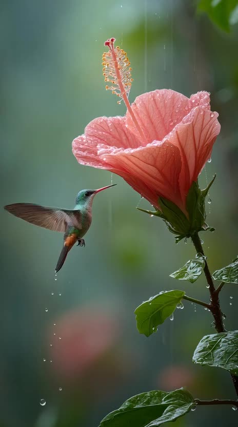 The video is made with AI, it may be artificial.