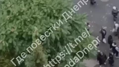 In Dnepropetrovsk, local residents stormed a military commissariat van