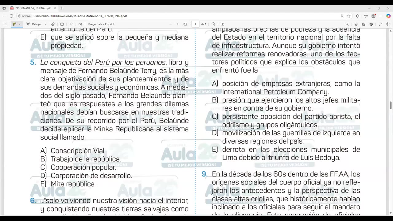 AULA 20 REGULAR 2026 - 1 | Semana 14 | HP