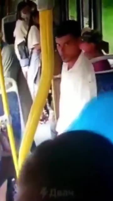 Muslim Arab stabs man on train