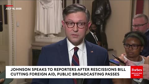Speaker Johnson: 'No Daylight Between The President & House Republicans On Transparency' Re Epstein