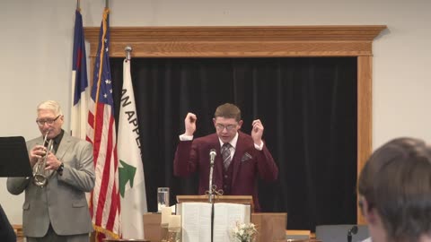 Sunday School. Pastor Troyer; Seeking the King