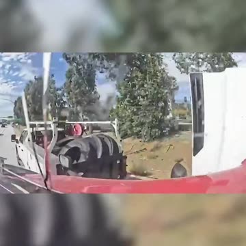 Shocking dashcam footage shows a semitruck plowing into multiple vehicles in Canada