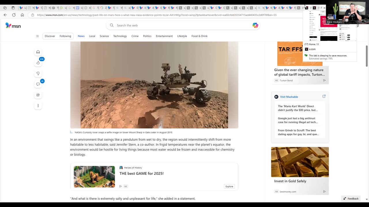 DOES NASA ACTUALLY BELIEVE THAT THERE WAS LIFE ON MARS?