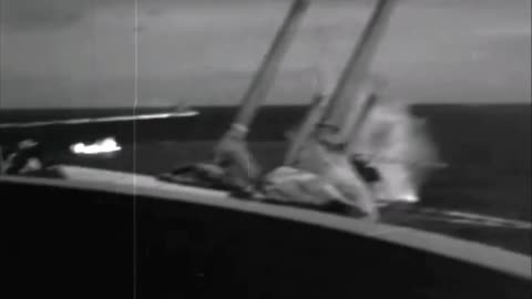 USS Hancock AA Fire Destroys Japanese Zero