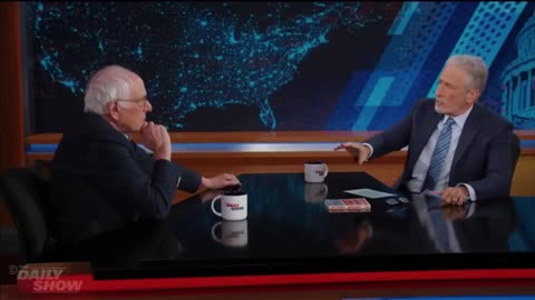 Bernie Sanders Jon Stewart