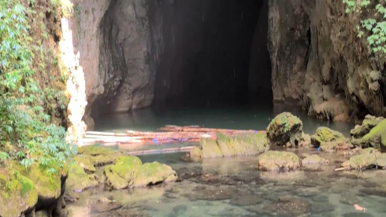 Entering Krem Chympe in Meghalaya!!!