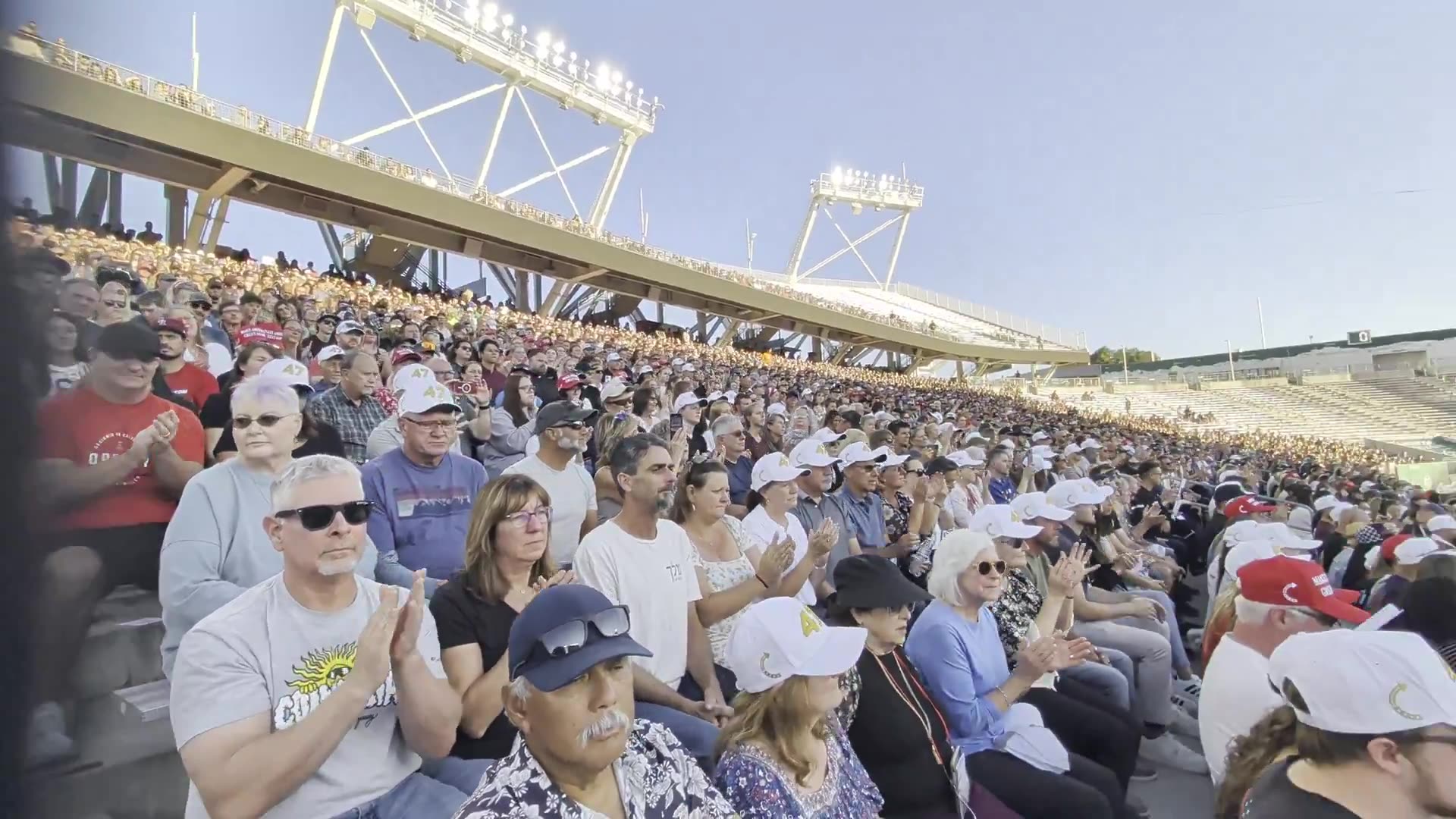 Charlie Kirk was to speak at CSU in CO tonight. 10,000 people turned out anyway.