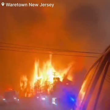 🚨BREAKING: Another Massive Fire sweeping through New Jersey