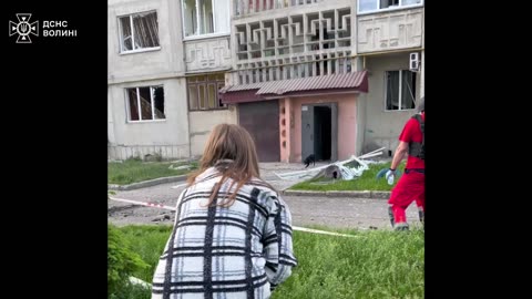 Consequences of the Russian attack on Lutsk