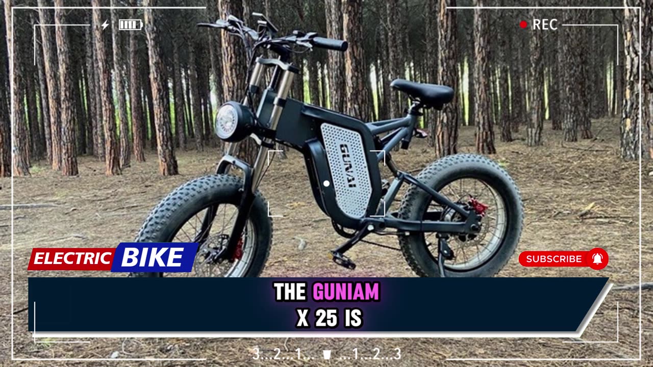 GUNAI MX25 Electric Bike 1000W Motor 48V 25AH Battery 20-Inch Electric Bike