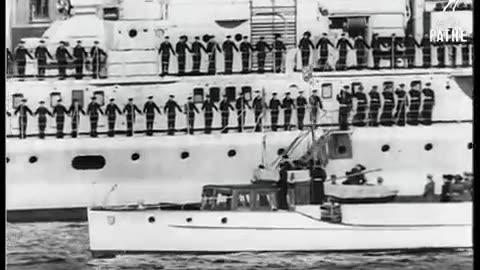 Adolf Hitler Reviews The German Fleet (1939)