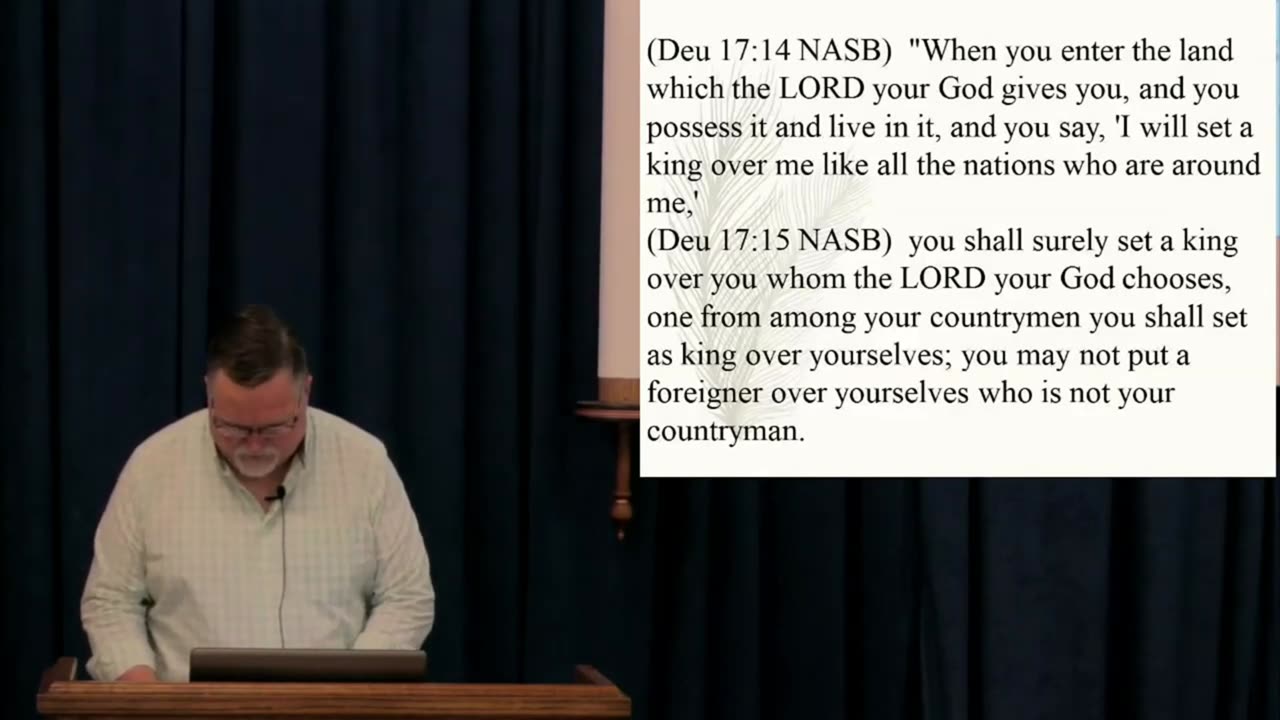 1 Samuel 6, 7, & 8 –You will die if you look at the Ark of the Covenant. Only Aaron could do so.2023