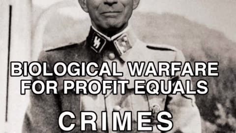 The Nazi Zionists...medical experimentation, control, genocide, pedophilia is their bag