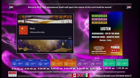 Contemporary Christian Music - Shipyard Radio LLC - POWER WRXT
