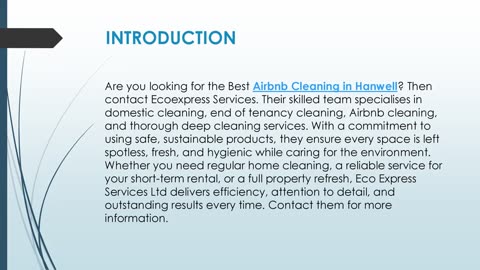 Best Airbnb Cleaning in Hanwell