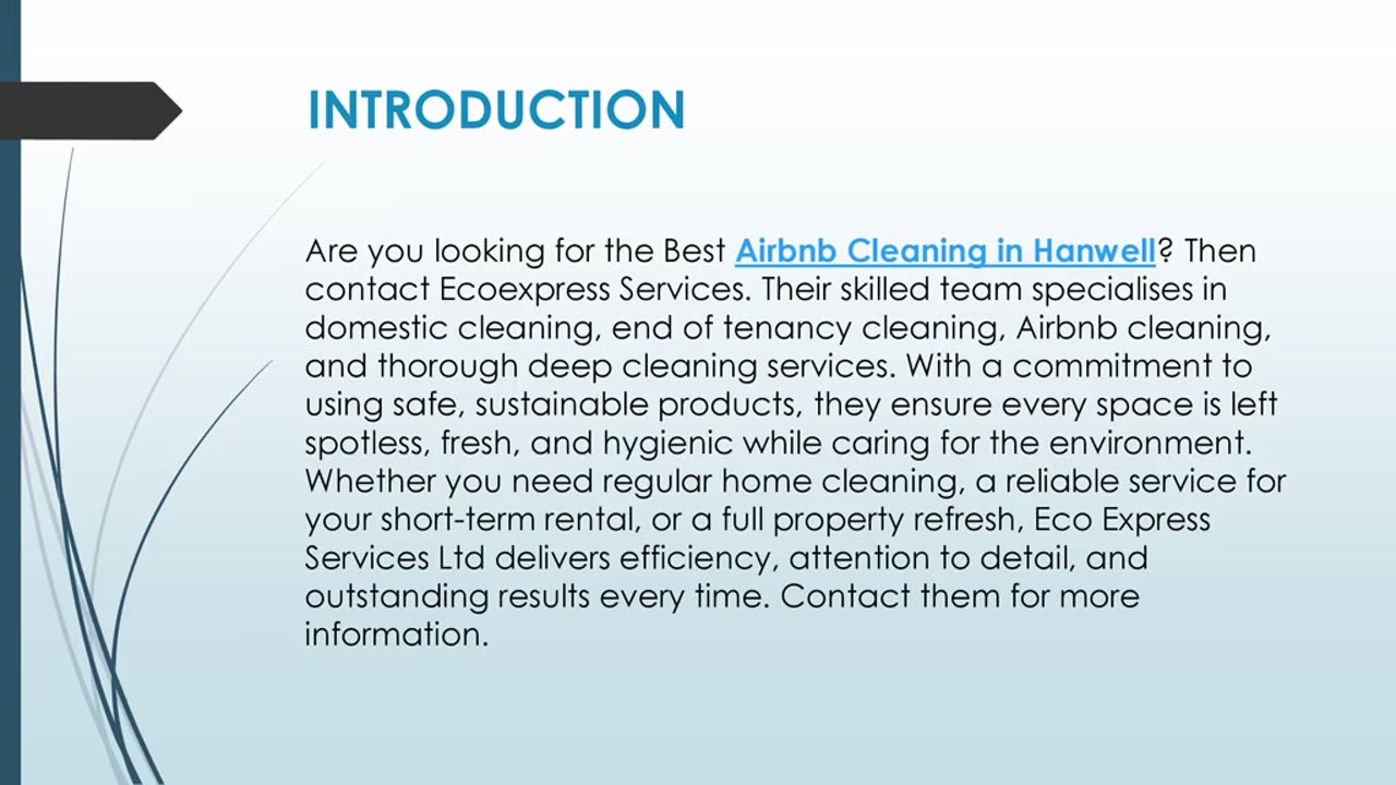 Best Airbnb Cleaning in Hanwell
