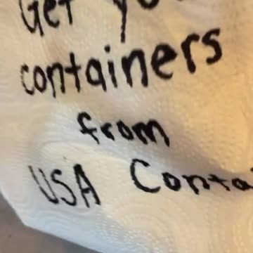 Quick Reminder: Get Your Containers from USA Containers! 🤪