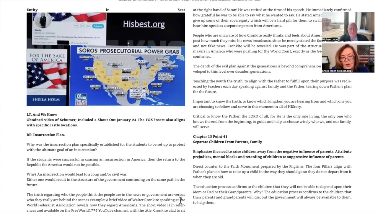 Sheila Holm on Charlie Kirk, the destruction of the family and radicalized school system.