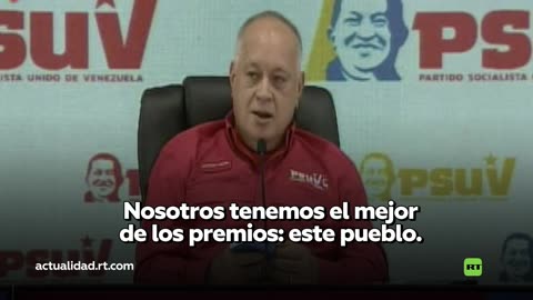 Diosdado Cabello sobre el Premio Nobel: "Es una subasta al mejor postor"