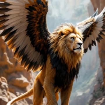 AI Fusion | Eagle and Lion (Eaglion)