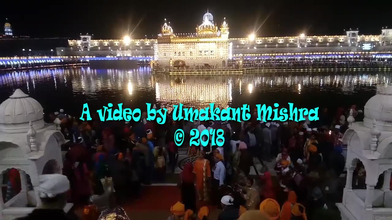 Celebration of Guru Nanak Jayanti In Golden Temple Amritsar