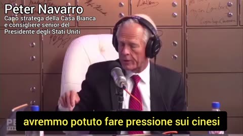 "NON SONO VACCINI!" Le ammissioni di Peter Navarro