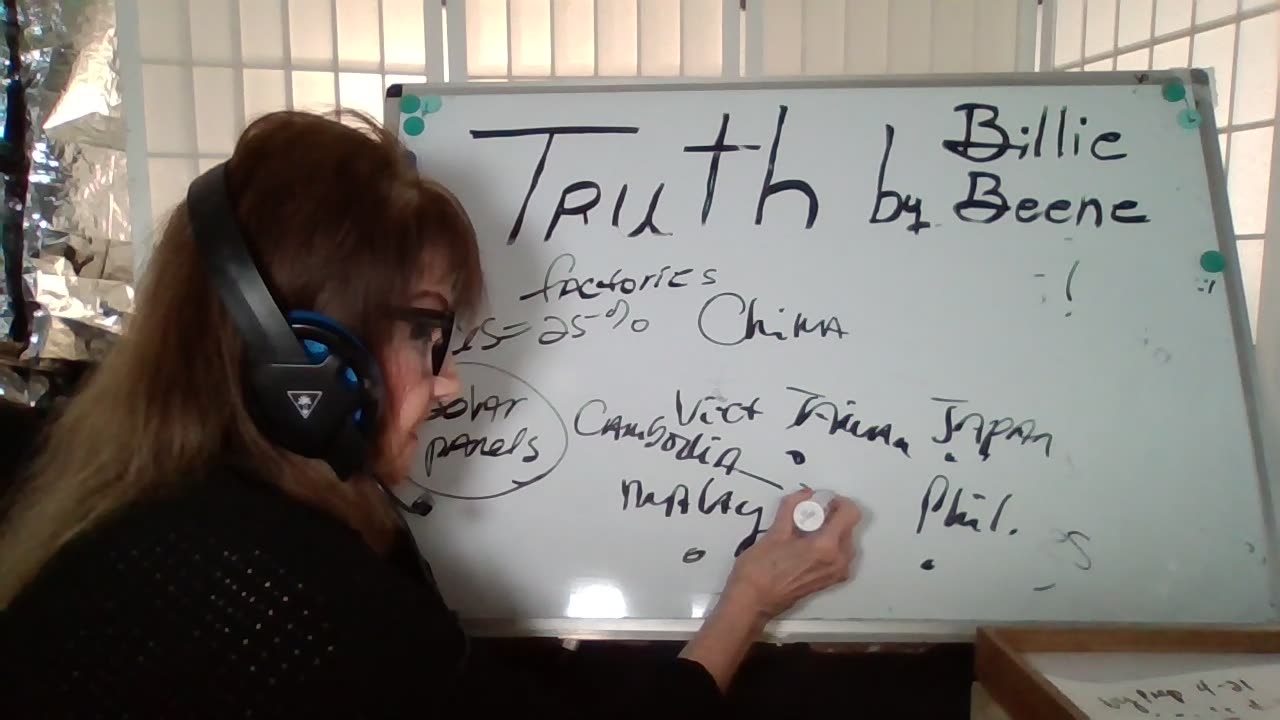 042325 7A(TX)TRUTH BY BILLIE BEENE "FLASH" SUN/DNA CHG'S/144,000! PRES T-PEACE/WAR! TARIFF 3500%!